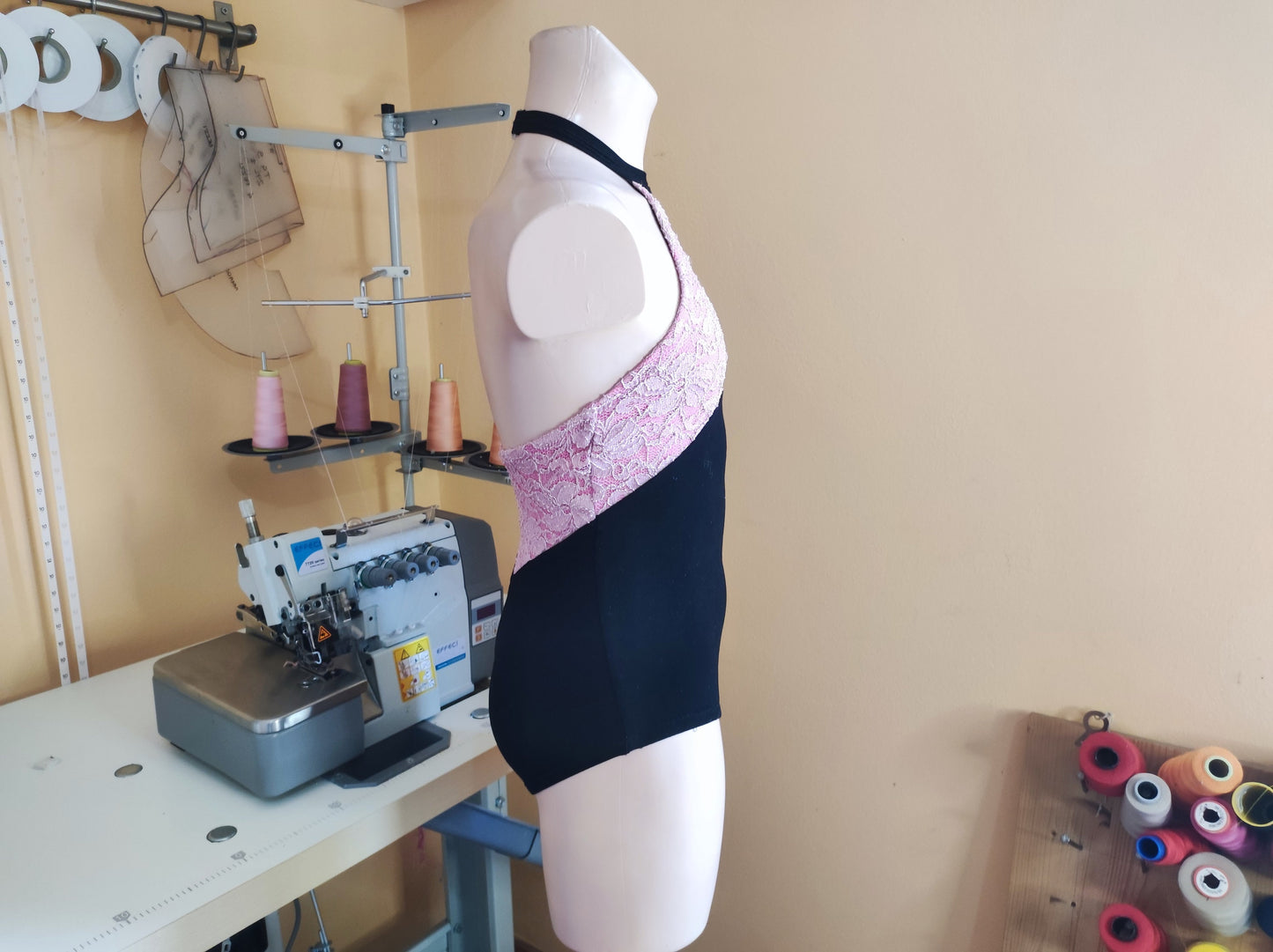 Halterneck Ballet Leotard Sewing Pattern – Two Colors Design