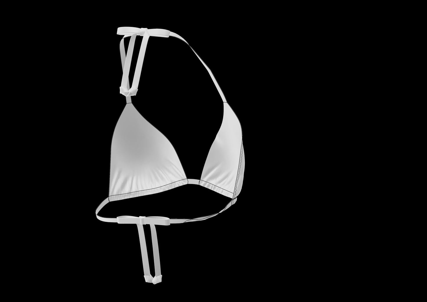 DIY Bikini Sewing Pattern PDF – Triangle Top Y2K | Instant Download