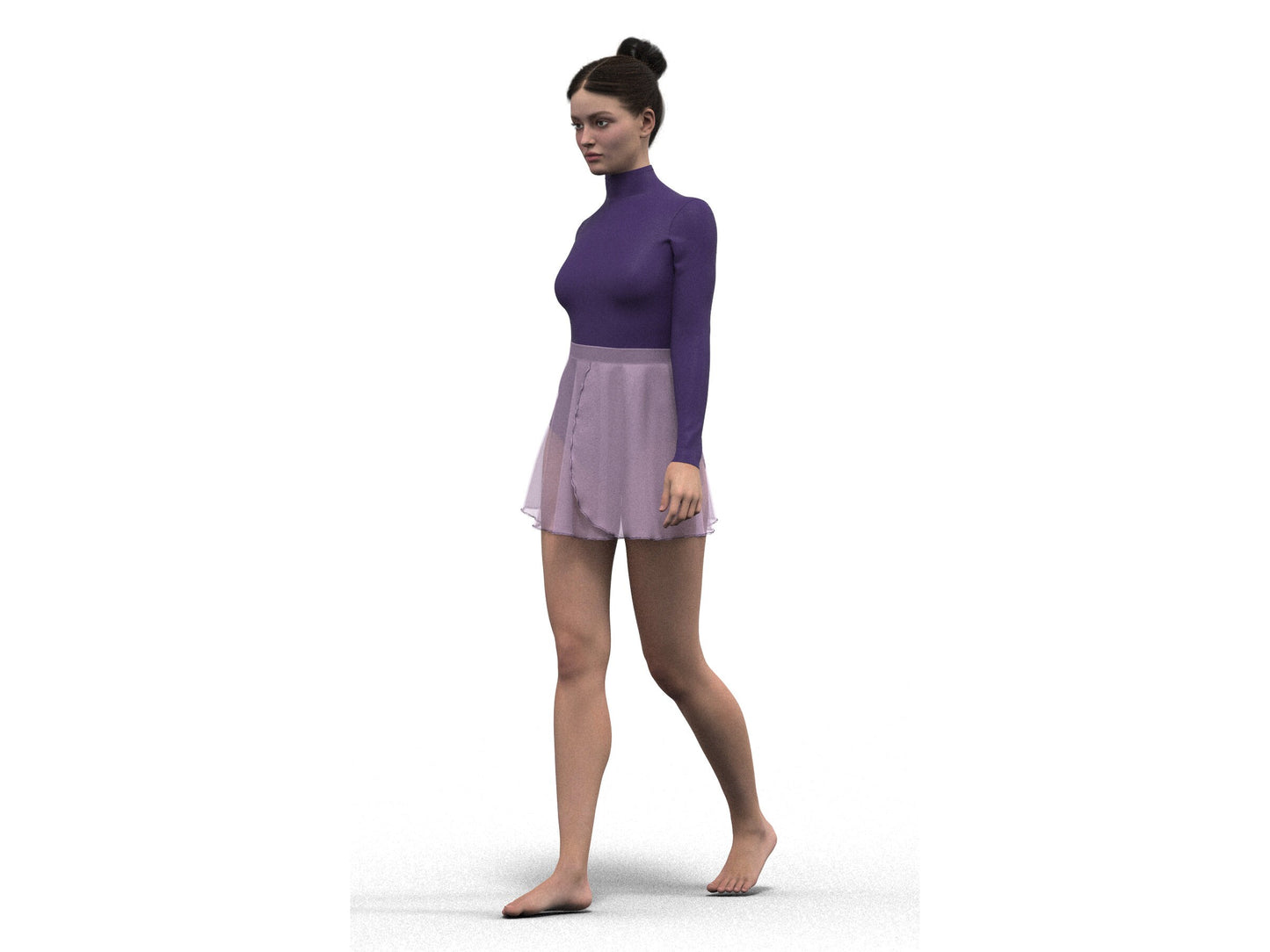 Ballet Leotard & Wrap Skirt Sewing Pattern Bundle – Open Back & Long Sleeve
