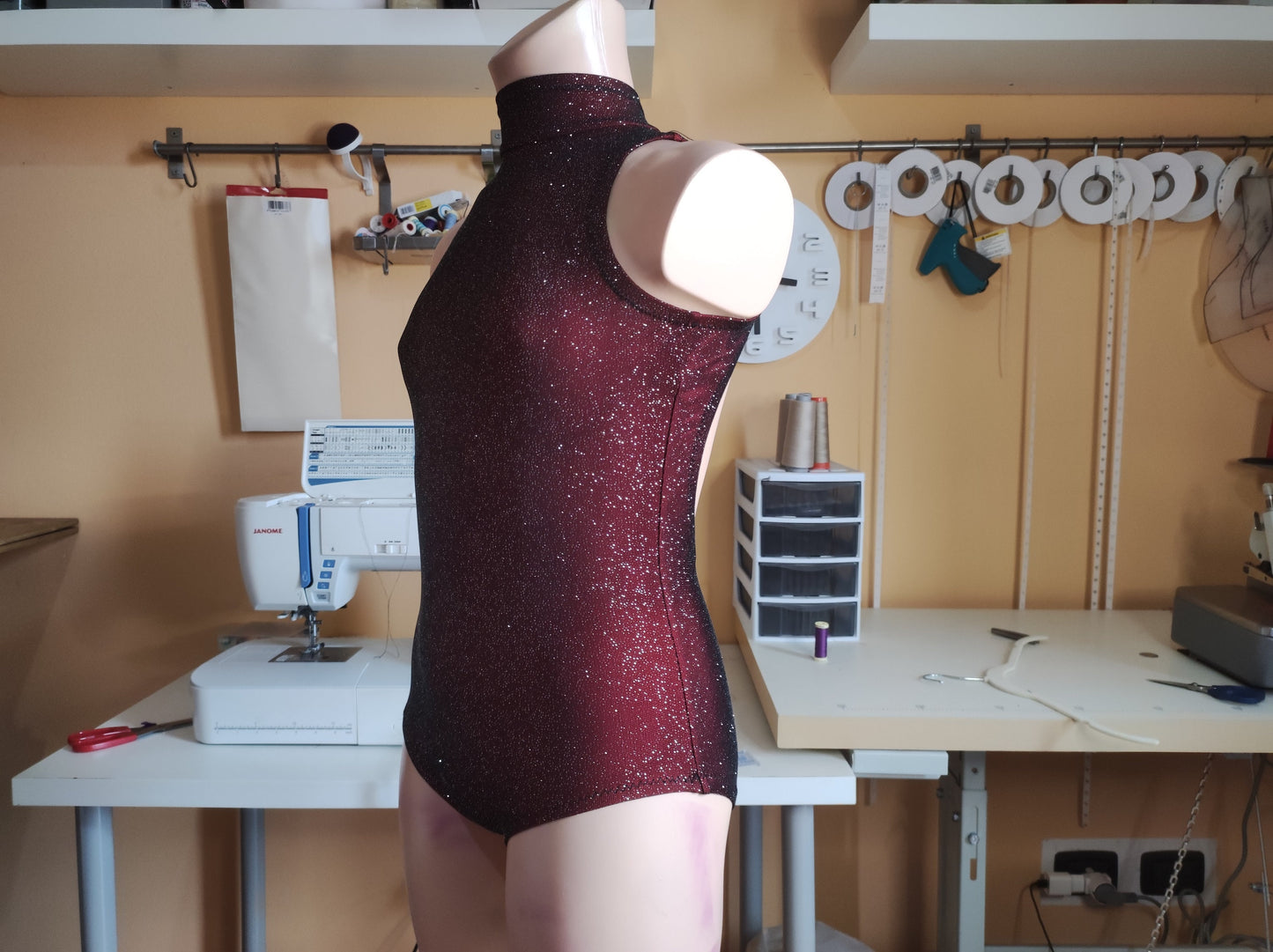 Dance Leotard Sewing Pattern – Open Back & High Collar