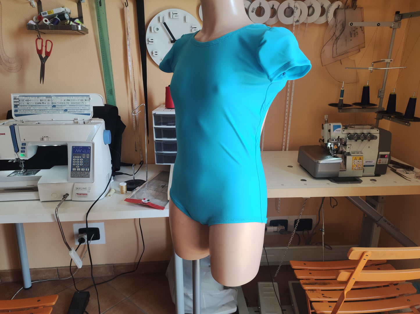 Cartamodello PDF per body e gonna da danza classica fai da te – Taglie da bambina e da donna – Body con maniche corte e schiena scoperta | PACCHETTO download immediato