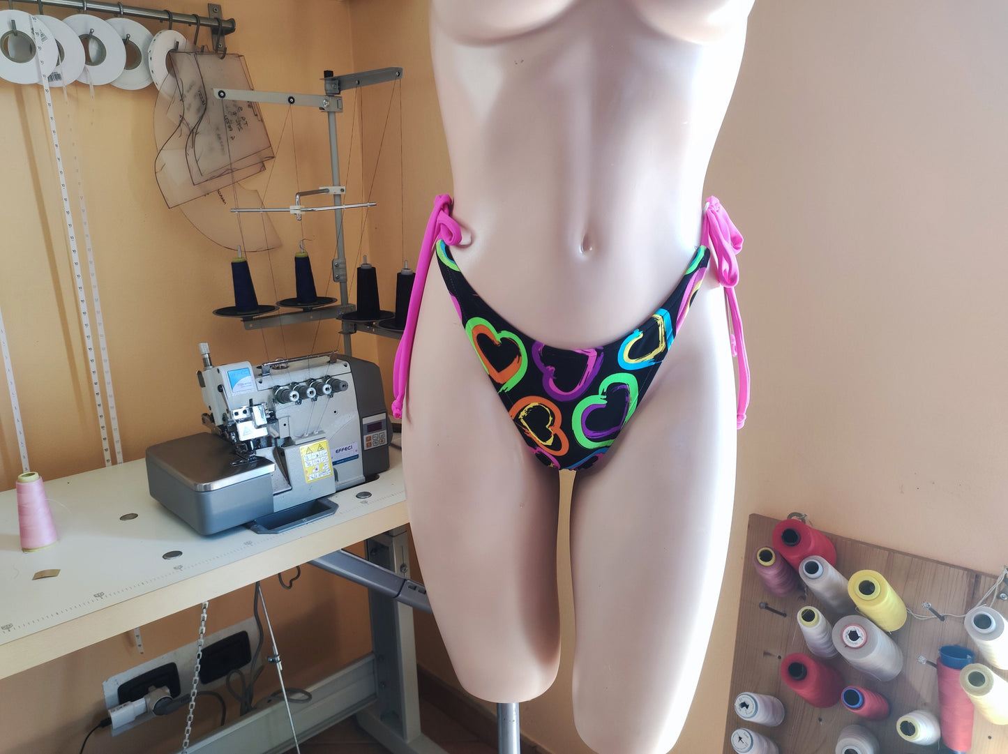 DIY BIKINI Side Tie Bottom Sewing Pattern PDF – Classic Y2K Low Waist | Instant Download