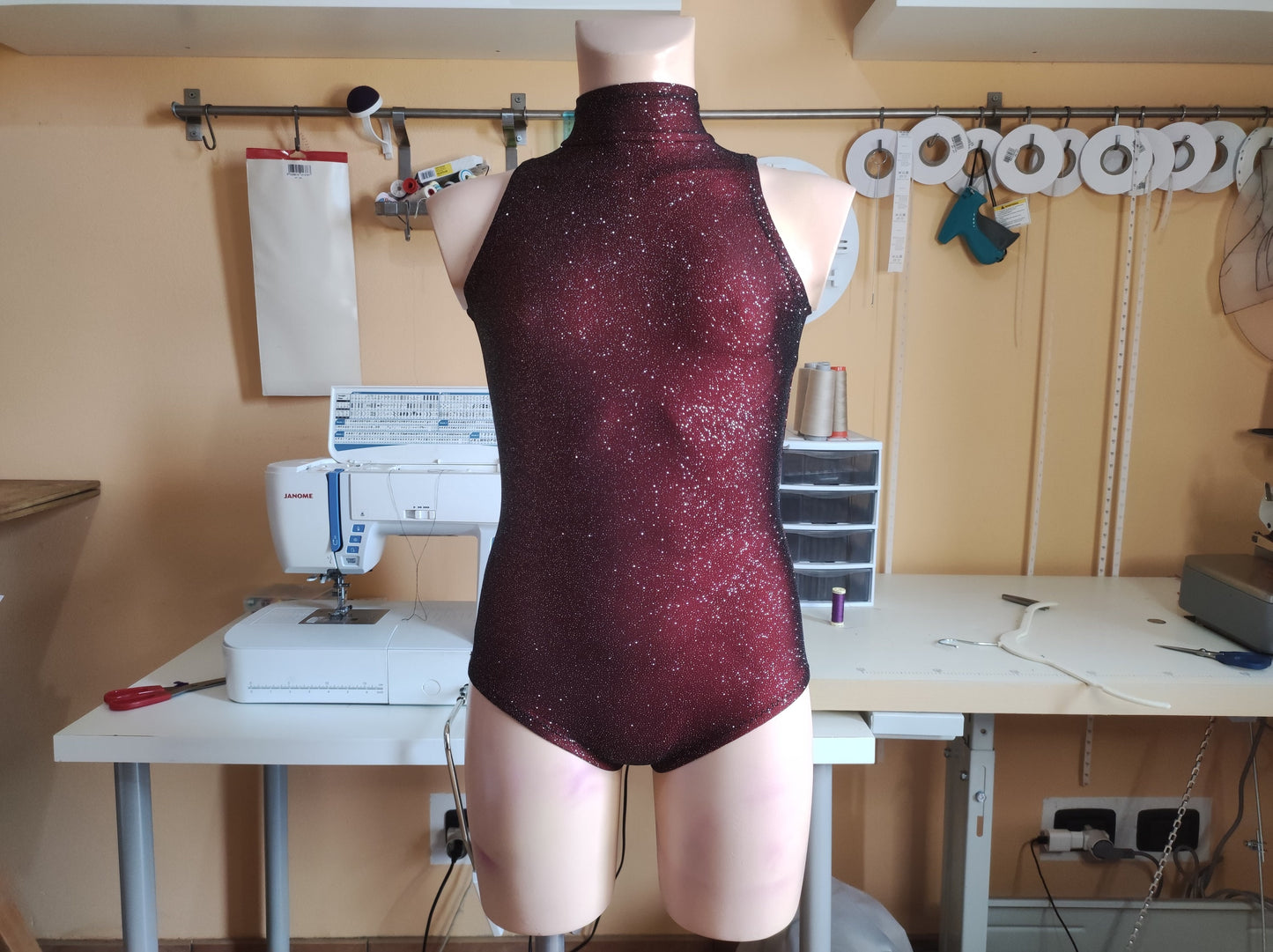 Dance Leotard Sewing Pattern – Open Back & High Collar