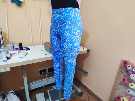 Leggings per bambini fai da te, modello PDF - Vita alta | Download immediato