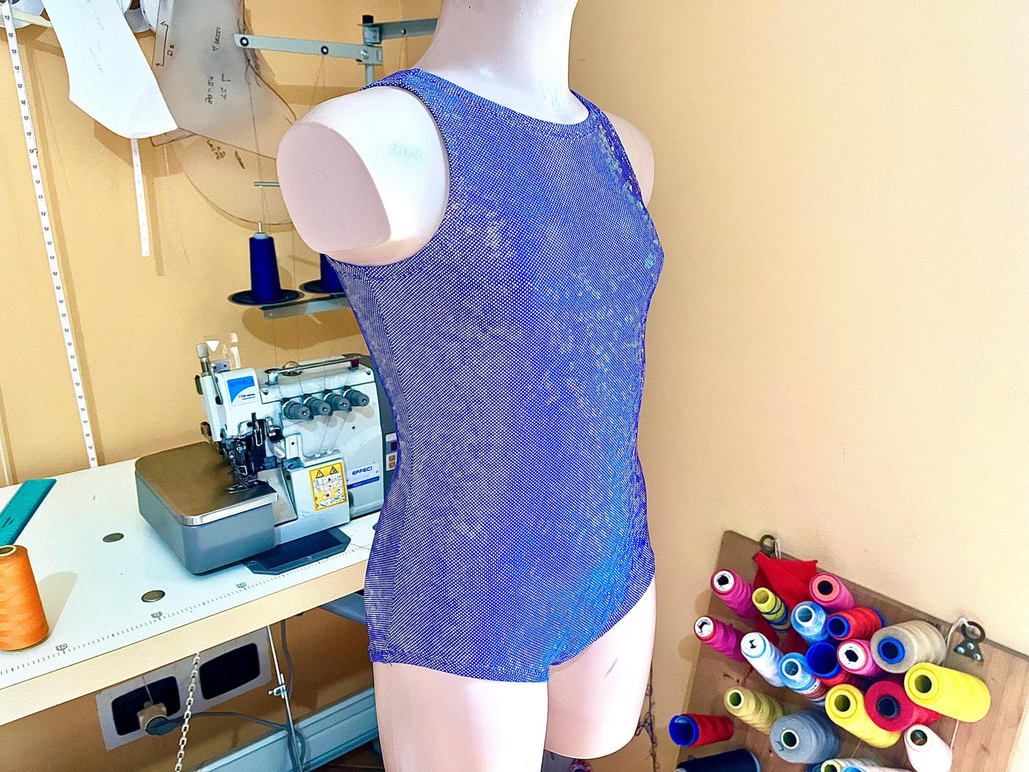 Modello di cucito per body da danza fai da te in formato PDF - download immediato di body senza maniche
