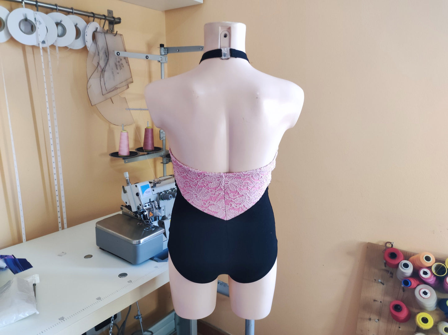 Halterneck Ballet Leotard Sewing Pattern – Two Colors Design