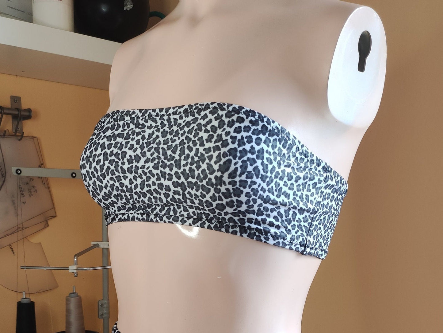 Bandeau Bikini Top Sewing Pattern – Instant Download