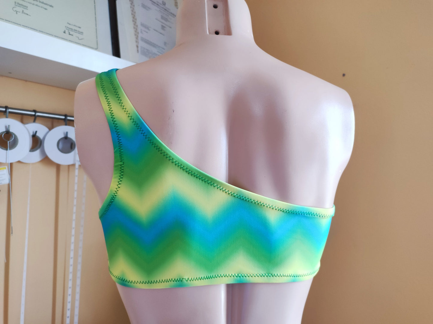 DIY BIKINI One Shoulder Bikini Top Sewing Pattern PDF | Instant Download