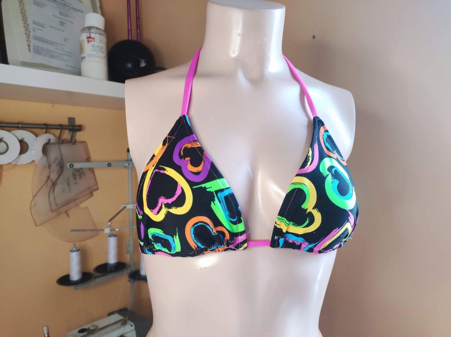 DIY Bikini Sewing Pattern PDF – Triangle Top Y2K | Instant Download