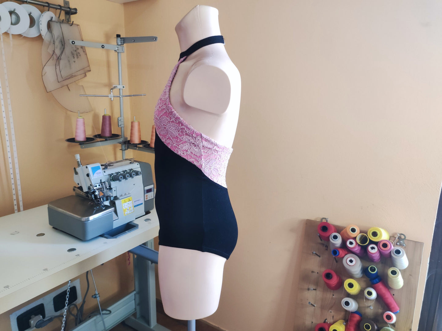 Halterneck Ballet Leotard Sewing Pattern – Two Colors Design