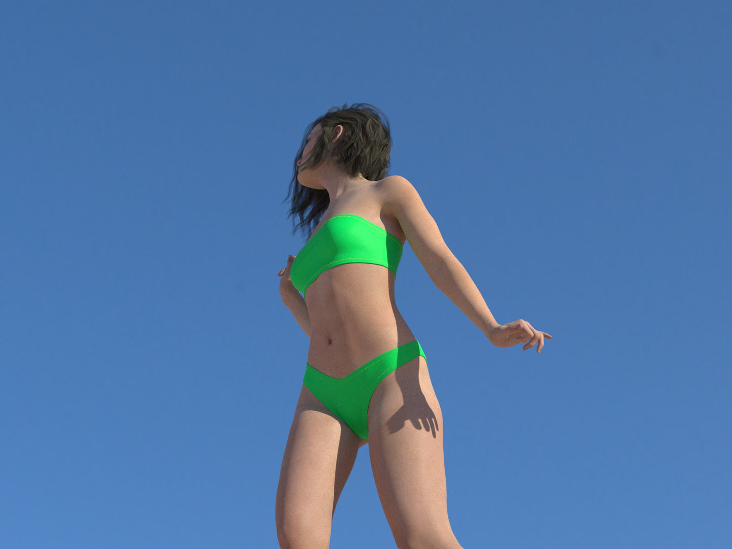 Cheeky Bikini Bottom Sewing Pattern – Medium Leg Cut