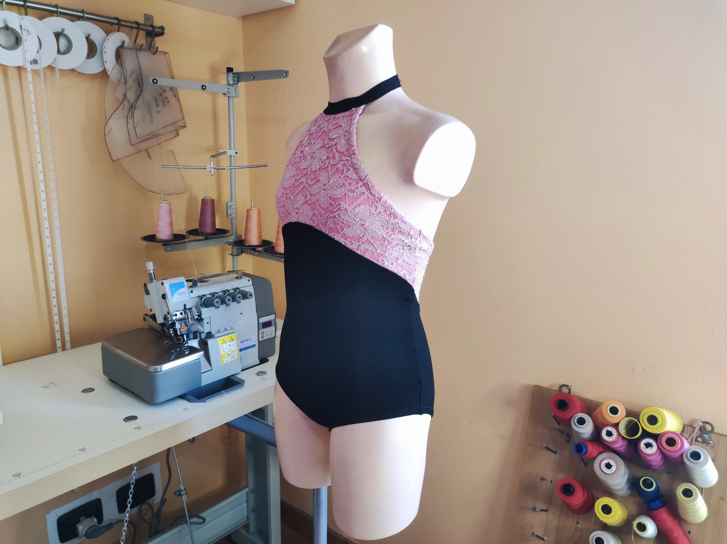 Halterneck Ballet Leotard Sewing Pattern – Two Colors Design