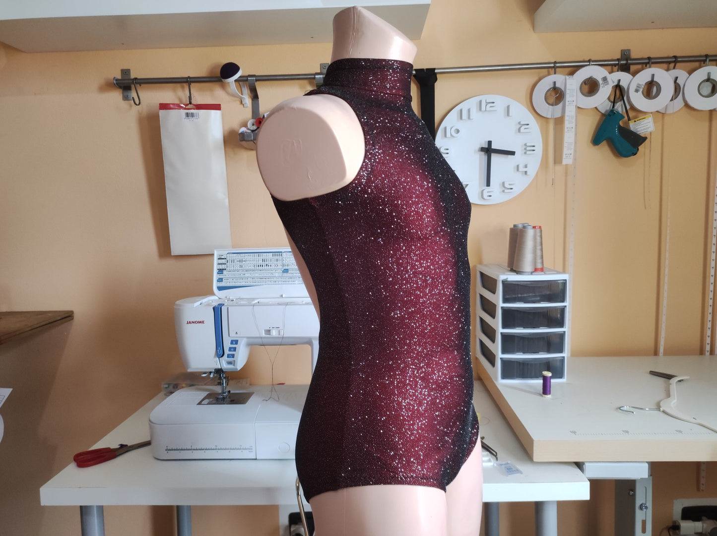 Dance Leotard Sewing Pattern – Open Back & High Collar