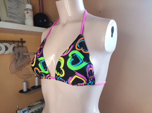 Cartamodello per bikini fai da te in PDF – Top a triangolo Y2K | Download immediato