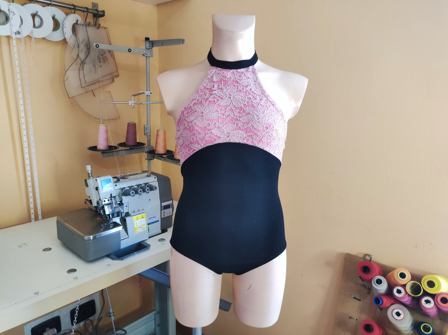 Halterneck Ballet Leotard Sewing Pattern – Two Colors Design