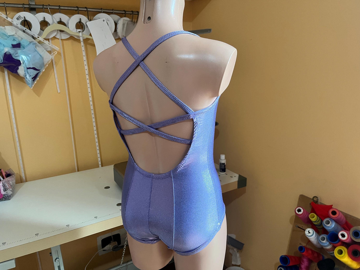 Cartamodello PDF per body da danza fai da te – Princess Seams, body con spalline sottili | Download immediato