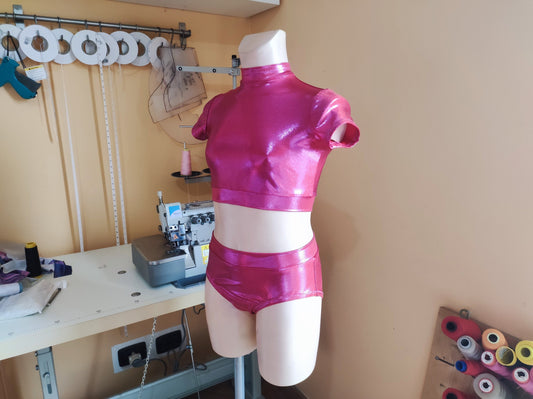 Cartamodello PDF per costume da ballo fai da te per bambini – Top a collo alto e pantaloncini a vita media | Download immediato