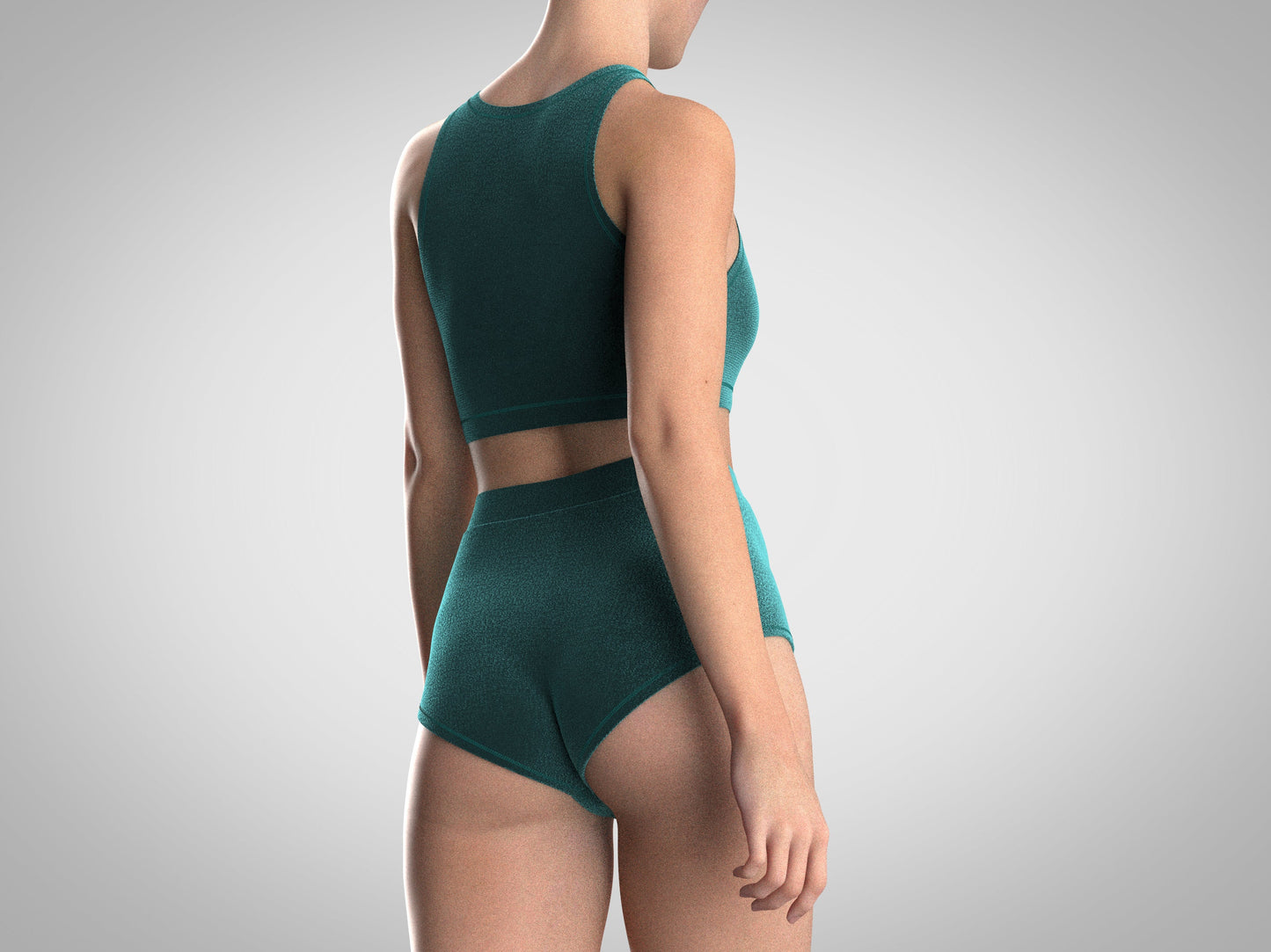 Set di cartamodelli per Pole Dance - Top con spalline sottili e pantaloncini a vita alta (taglie da donna)