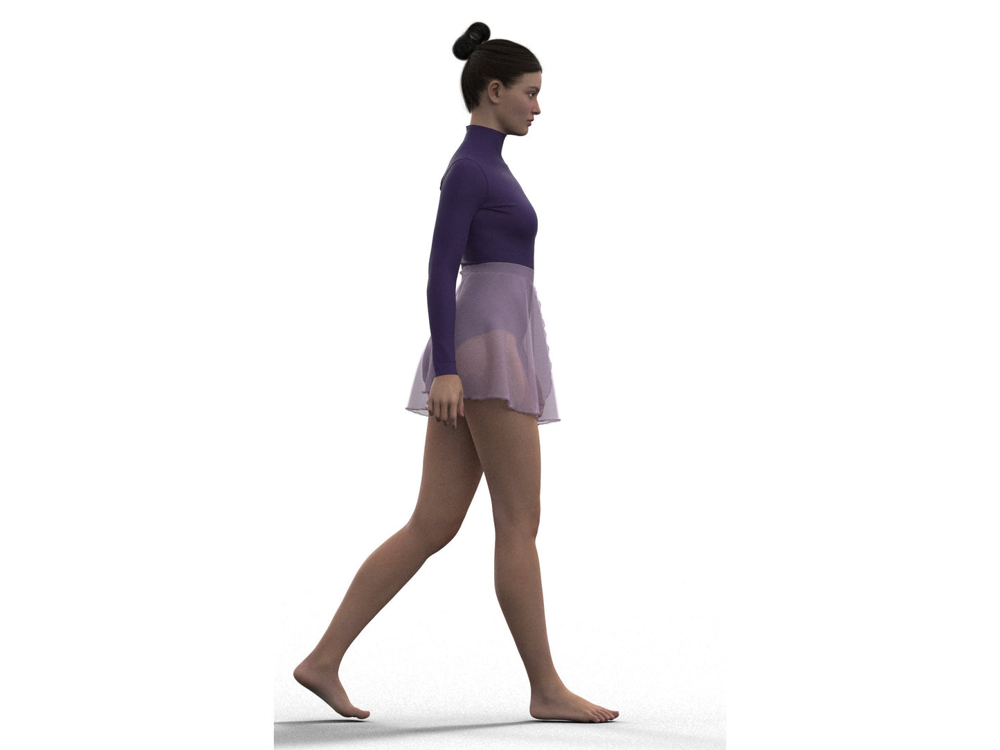 Ballet Leotard & Wrap Skirt Sewing Pattern Bundle – Open Back & Long Sleeve