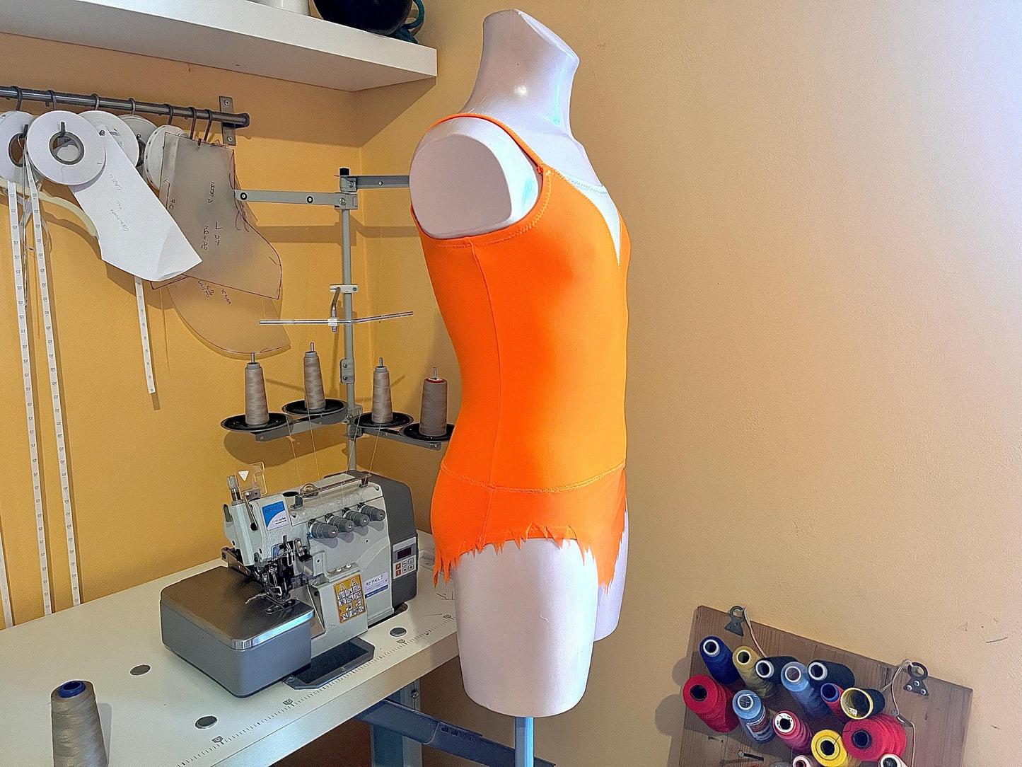 Cartamodello per Body da Ginnastica Ritmica – Gonna a Punte & Spalline Sottili