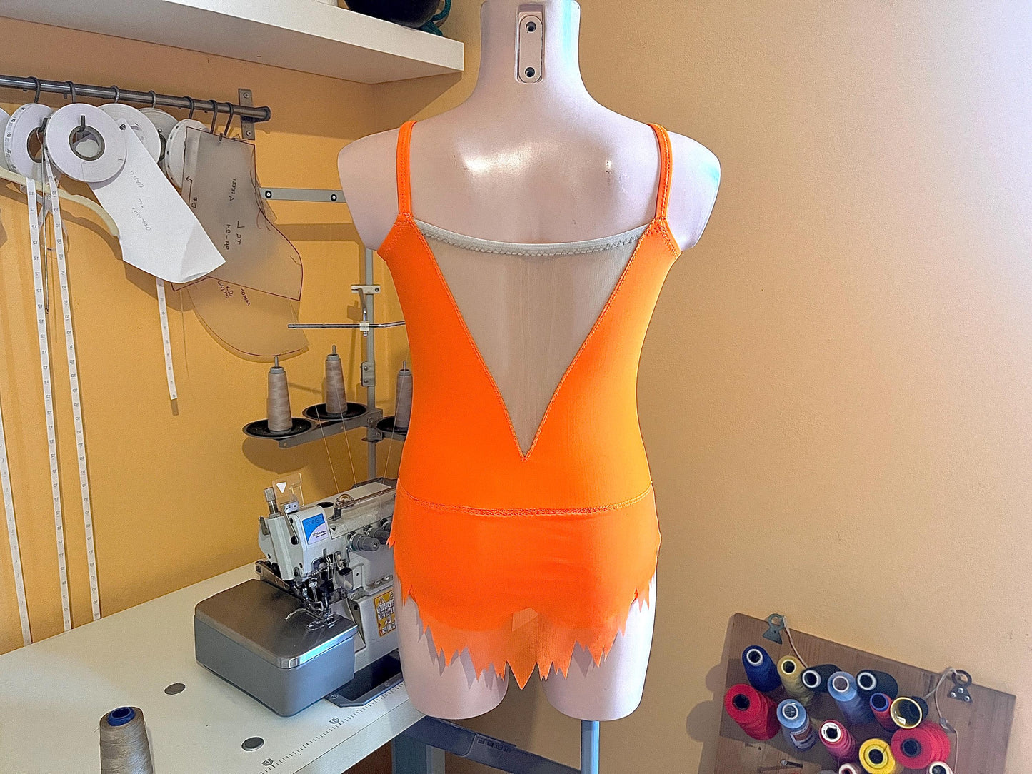 Cartamodello per Body da Ginnastica Ritmica – Gonna a Punte & Spalline Sottili