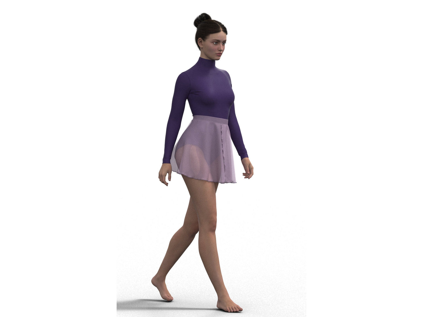 Ballet Leotard & Wrap Skirt Sewing Pattern Bundle – Open Back & Long Sleeve