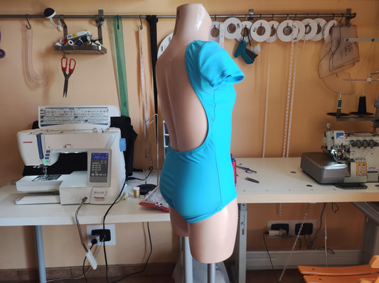 Cartamodello PDF per body e gonna da danza classica fai da te – Taglie da bambina e da donna – Body con maniche corte e schiena scoperta | PACCHETTO download immediato