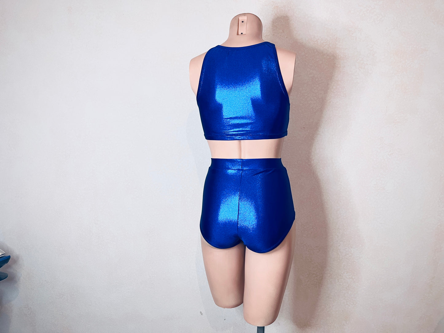 Pole Dance Set Sewing Pattern – Halter Top & High Waist Shorts (Women Sizes)