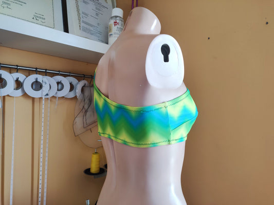 DIY BIKINI One Shoulder Bikini Top Sewing Pattern PDF | Instant Download