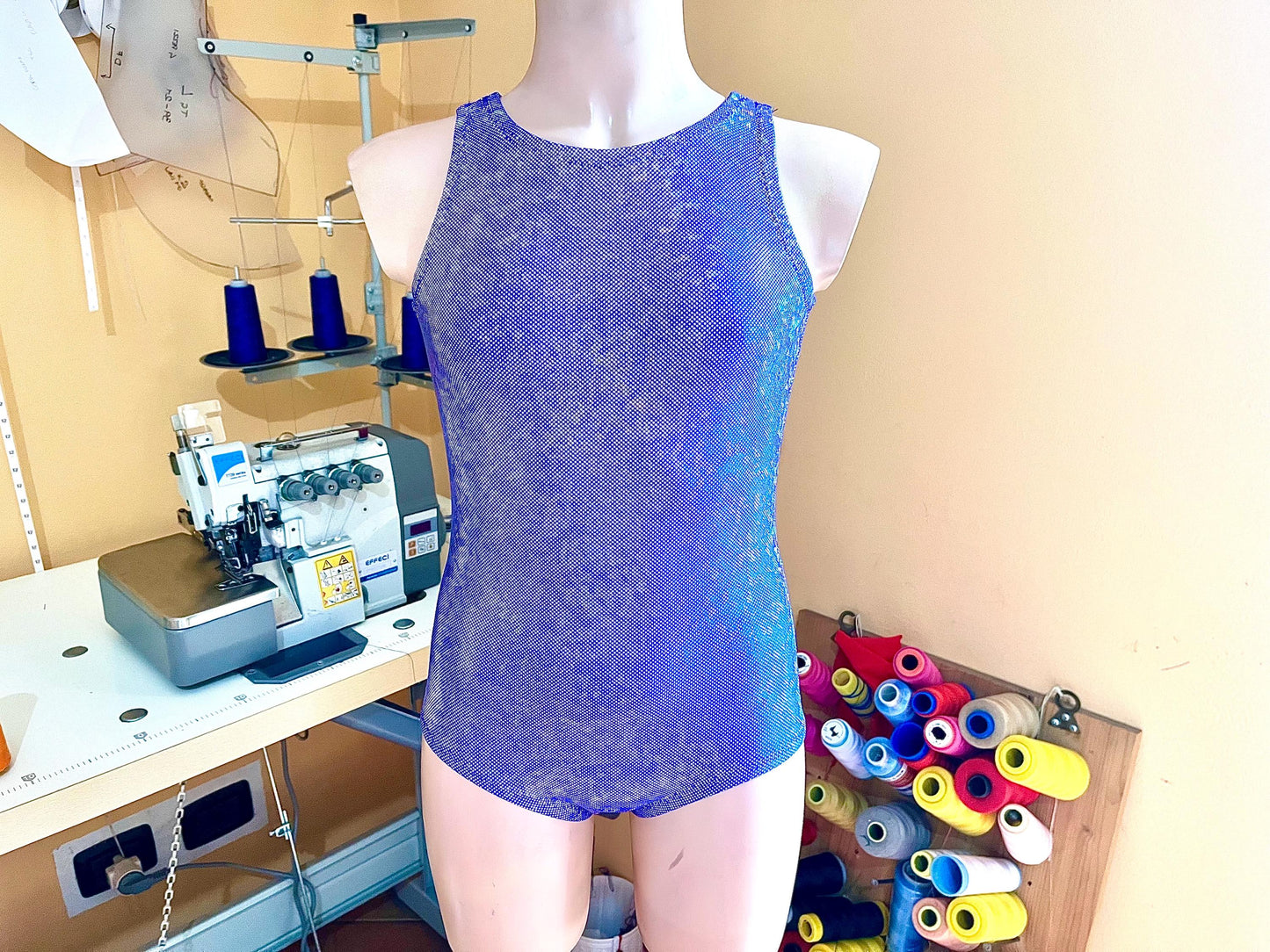 Modello di cucito per body da danza fai da te in formato PDF - download immediato di body senza maniche