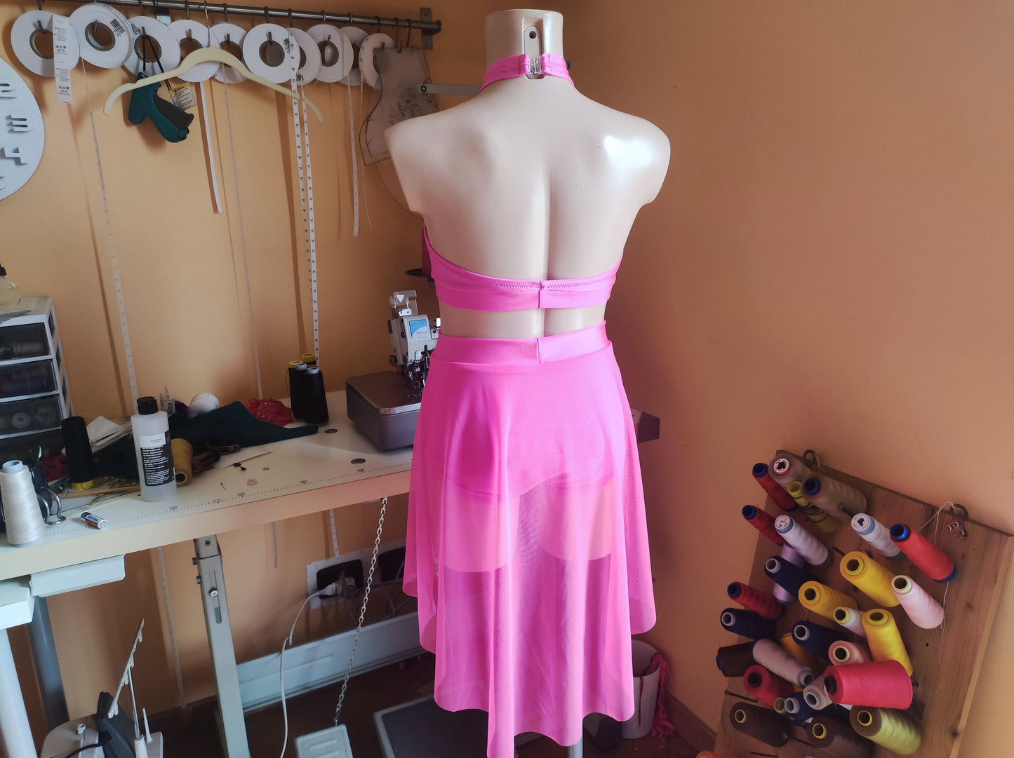 Cartamodello per Costume da Danza per Bambina – Top Halter & Gonna Asimmetrica (Taglie 4-16)