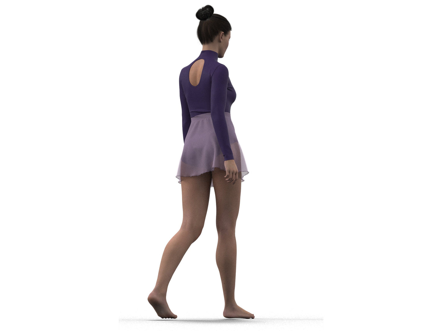 Ballet Leotard & Wrap Skirt Sewing Pattern Bundle – Open Back & Long Sleeve