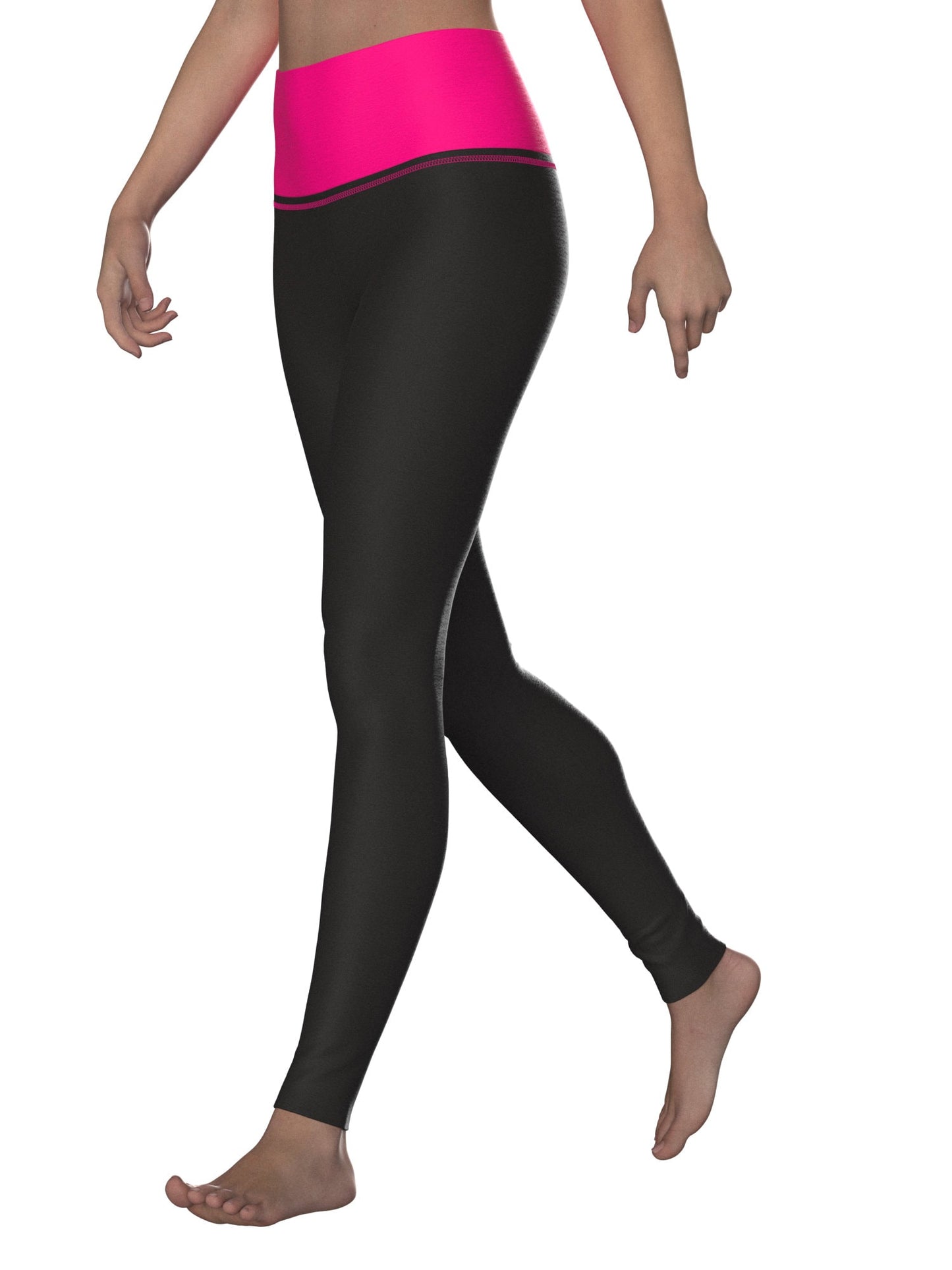 Modello di cucito per leggings fai da te in formato PDF – Vita alta | Download immediato